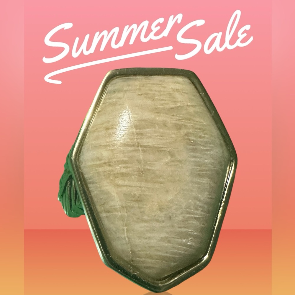 New Bronze Silver Overlay Studio Barse Ring